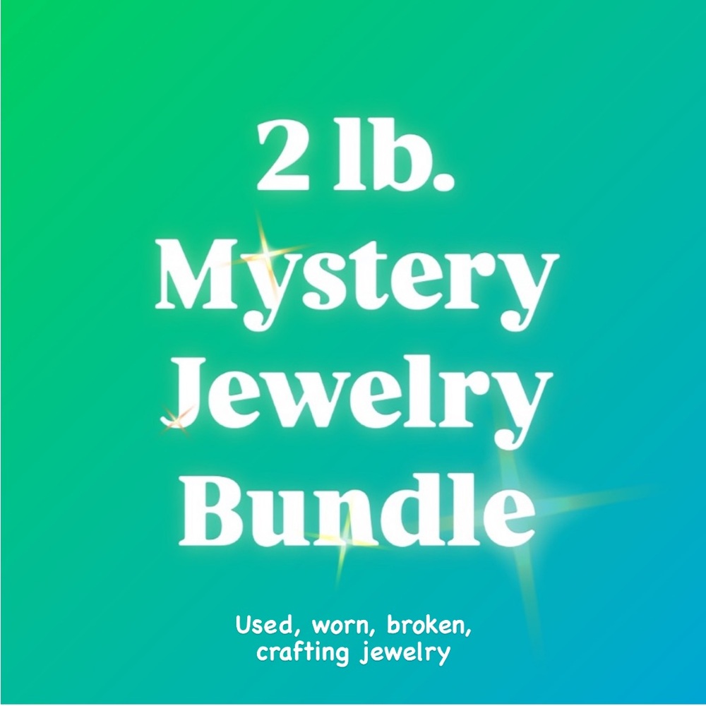 Mixed Not So Mystery Bag of New/Used/Old/Broken Jewelry Sparkly